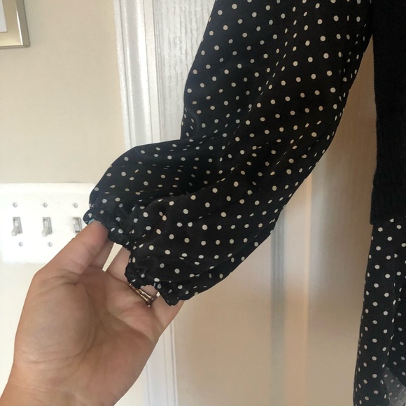 Iz Byer Polka Dot Blouse - Picture 2 of 5